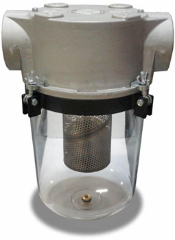 Filters: Clear Liquid Separators with Float