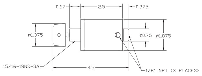 AVR Vacuum Regulator Dimensions